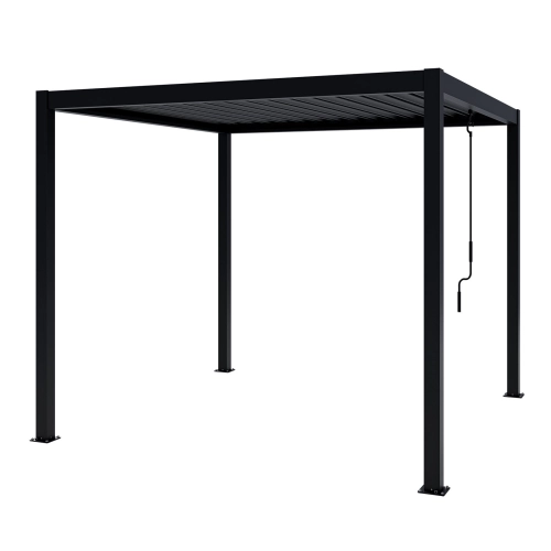 Pergola ogrodowa tarasowa aluminiowa NORDVIC Skyline 3 x 3 m Antracyt + Montaż w cenie